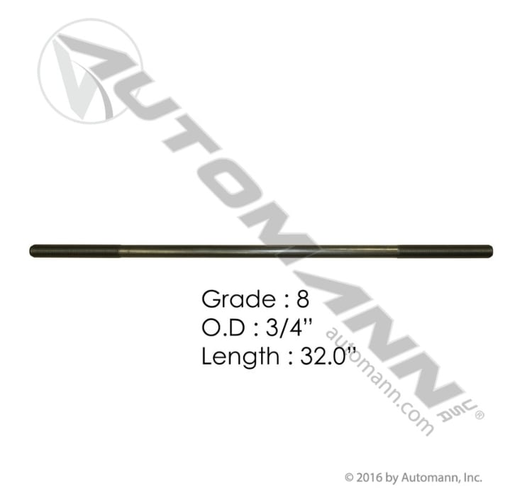 3/4IN X 32IN GR8 Threaded Rod - TR807532
