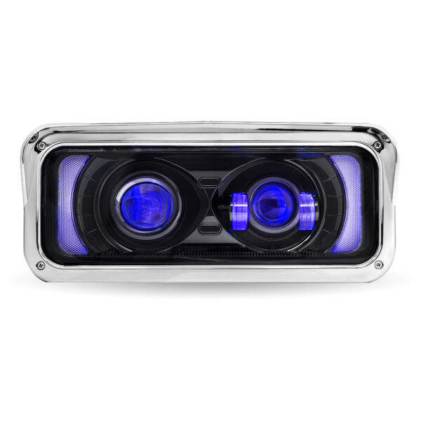 Trux TLED-H134 Rectangular Backlit LED Projector Headlight Assembly - TLED-H134