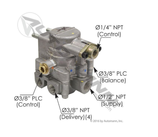 SR7 Spring Brake Modulator Valve - 170.K021558