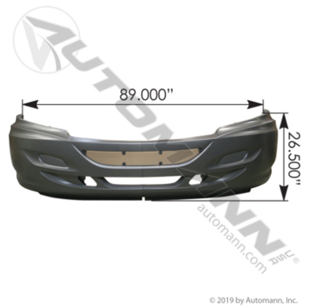 Automann 564.55020N IH Navistar Bumper Prostar w/o Fog Lamp - 564.55020N