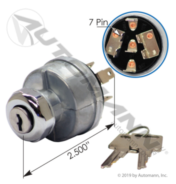 Automann Ignition Switch Kenworth 577.59548WC - 577.59548WC