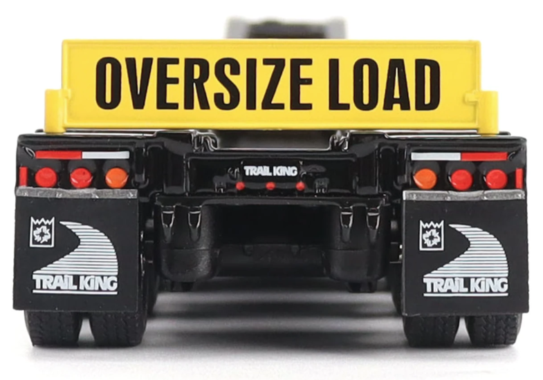 1:50 Trail King TK120 Hydraulic Detachable Gooseneck Lowboy Trailer - Black Outrigger Version - 71137