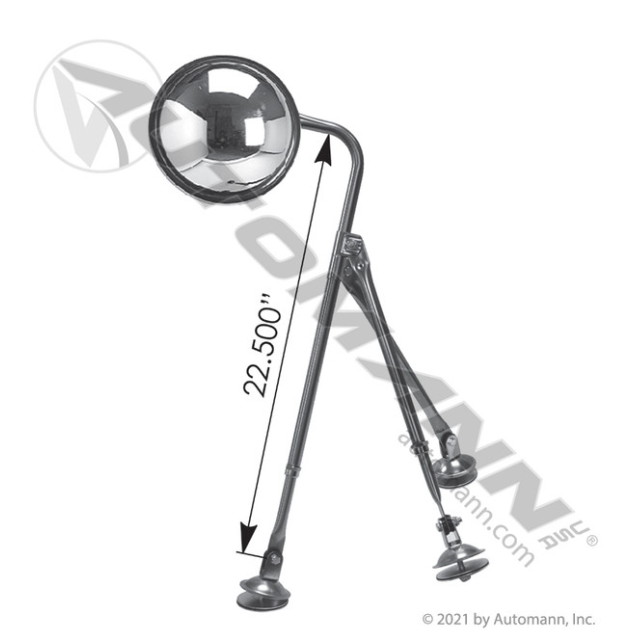 Fender Tripod Assembly w/ 8.5" Mirror - 563.9018
