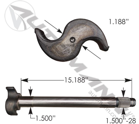 Camshaft LH - 122.281506.03
