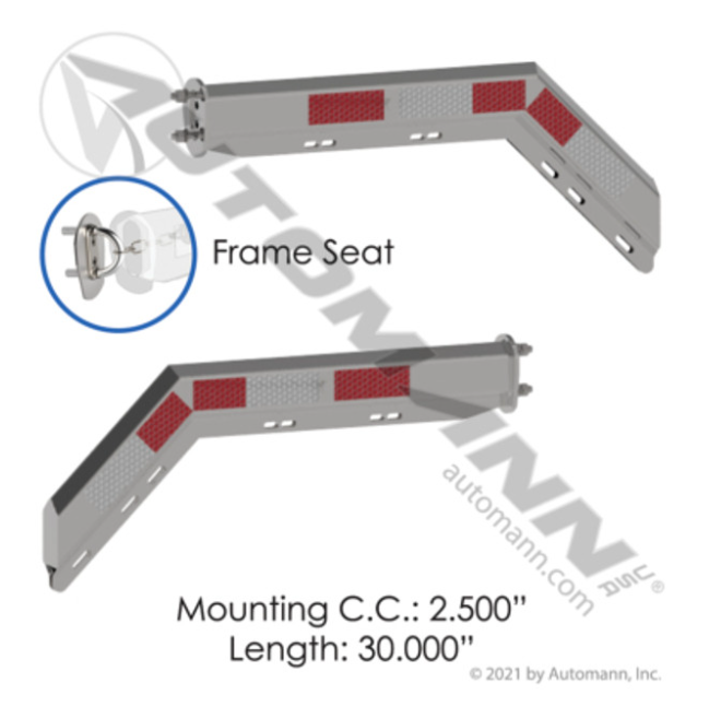 Automann 562.437SS201FS Mud Flap Hanger Kit - 562.437SS201FS
