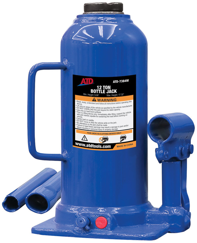 12-Ton Bottle Jack - ATD-7384W