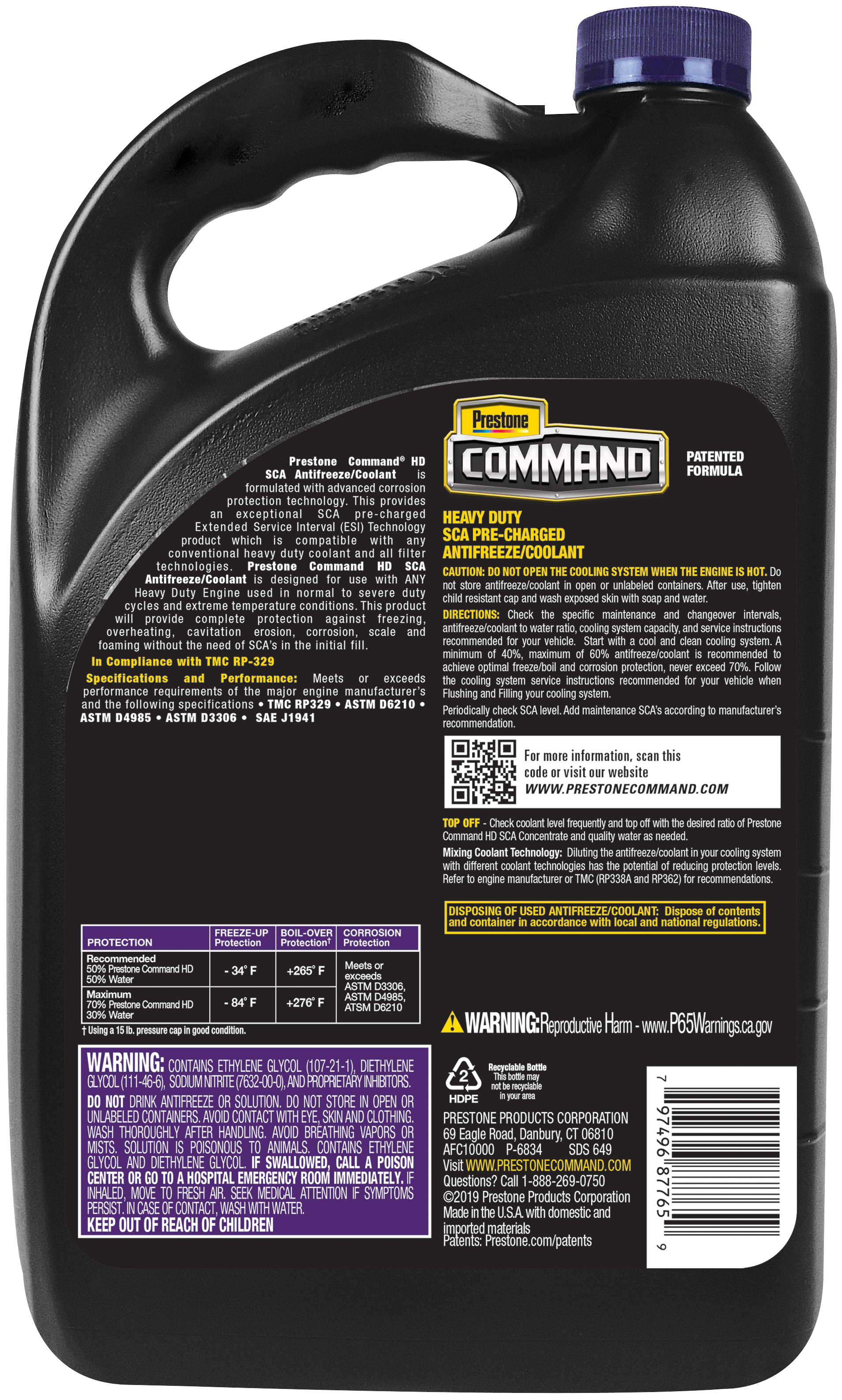 PRESTONE COMMAND HD PRE-CHARGE - AFC10000