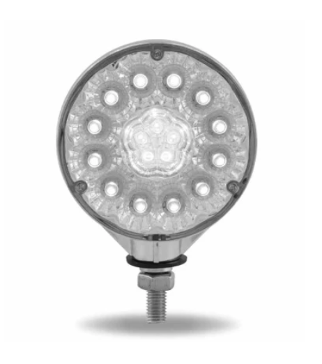 Automann 571.LD231CAR34 Pedestal Light Round Double Face LED - 571.LD231CAR34