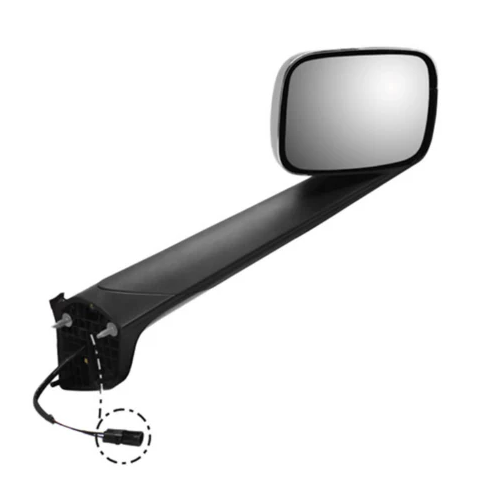 Automann 563.46092C Freightliner RH Chrome Hood Mount Mirror - 563.46092C