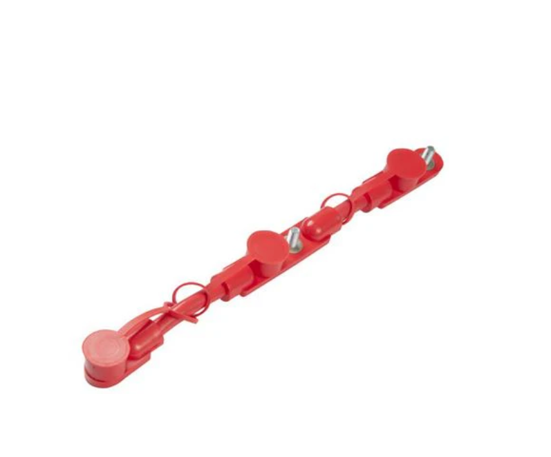 Automann 178.2021RD 14&quot; Red 3 Battery Harness - 178.2021RD