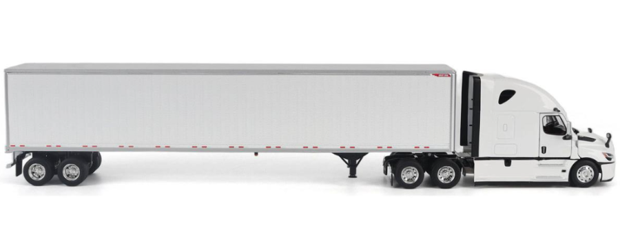 1:50 Freightliner Cascadia Gen-5 (2025) with Great Dane Champion 53ft Dry Cargo Trailer (WHITE) - 71181