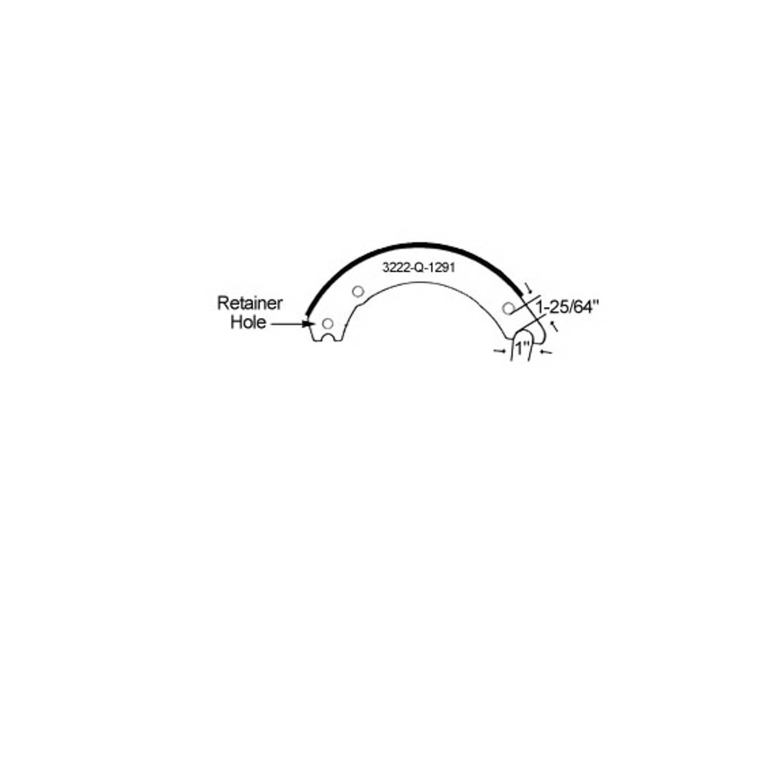 Drum Brake Shoe Kit - GF4514QG