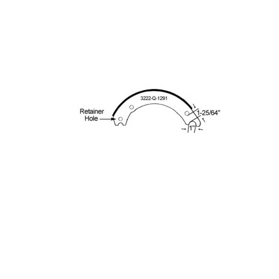 Drum Brake Shoe Kit - GF4514QG