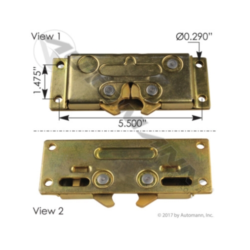 Door Latch LH Peterbilt Mack - HLK2129