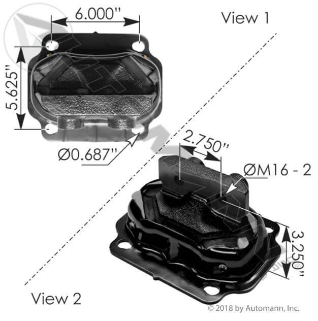 Motor Mount Rear Kenworth - M17495