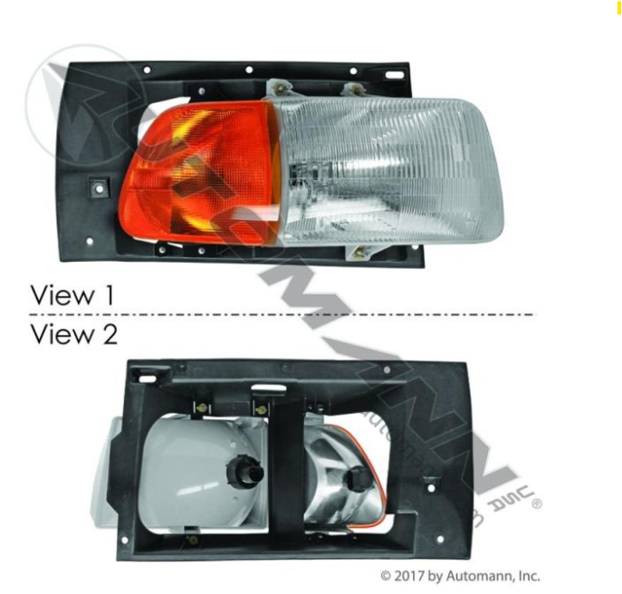 Automann 564.43013 Headlamp RH for Ford - 564.43013