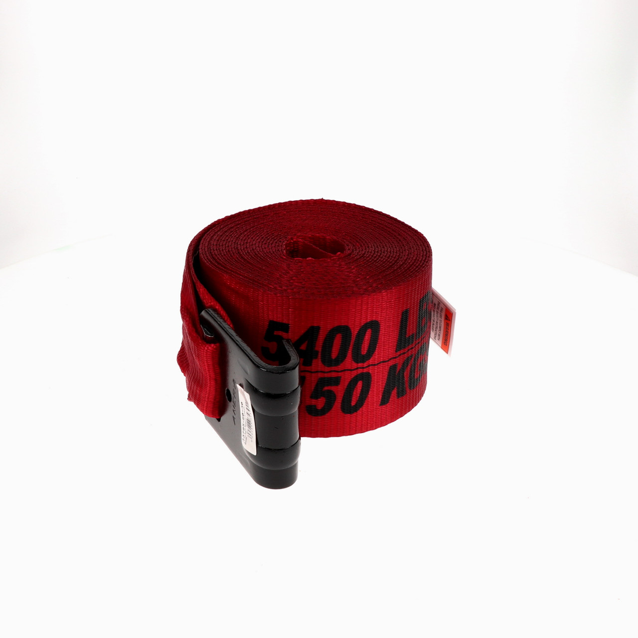 4" X 30' Red Winch Strap W/Flat Hook - 43795-60-30