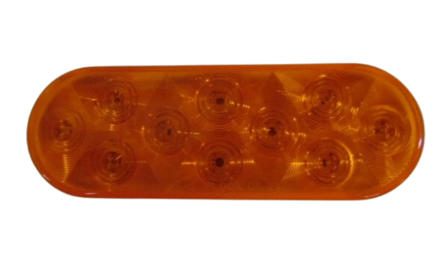 F/P/T Light Led 6 In Oval Amber - 571.LD60A10