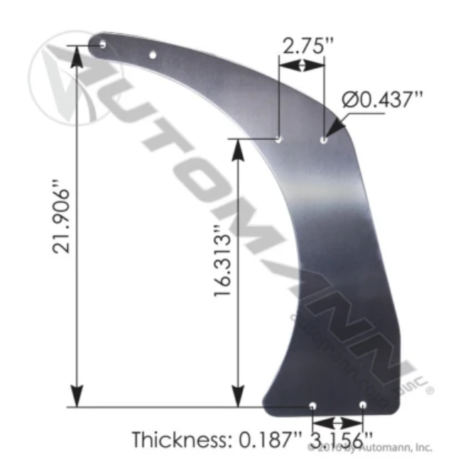Fuel Tank Bracket Peterbilt - M75679