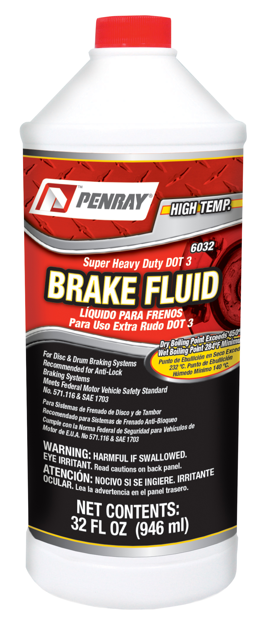 450 High Temp DOT 3 Brake Fluid - 6032