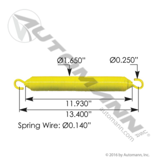 Yellow Hood Spring Kenworth - 104.7105