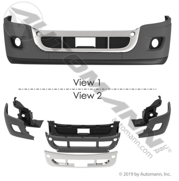 Automann 564.46436CKF Bumper Assembly Cascadia Freightliner - 564.46436CKF