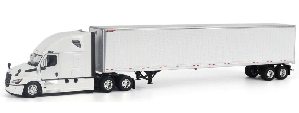 1:50 Freightliner Cascadia Gen-5 (2025) with Great Dane Champion 53ft Dry Cargo Trailer (WHITE) - 71181