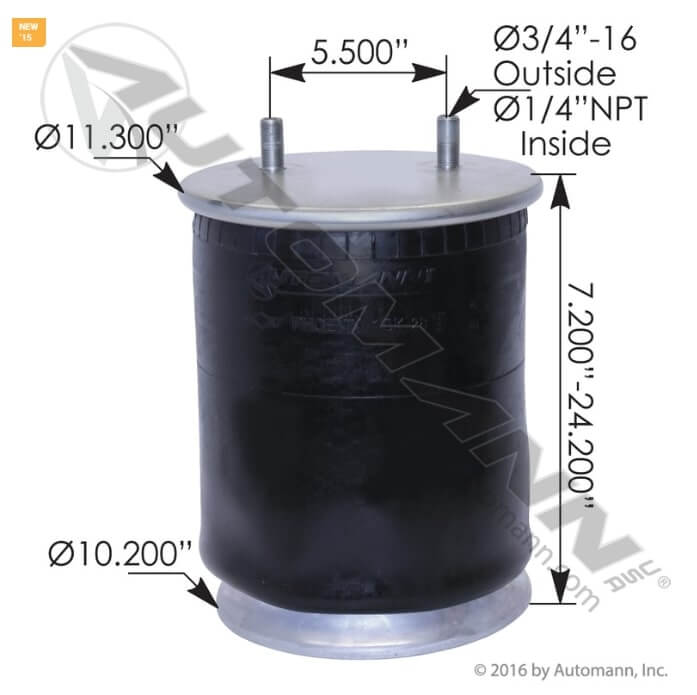 Air Spring Rolling Lobe - AB1DK28B-A1069